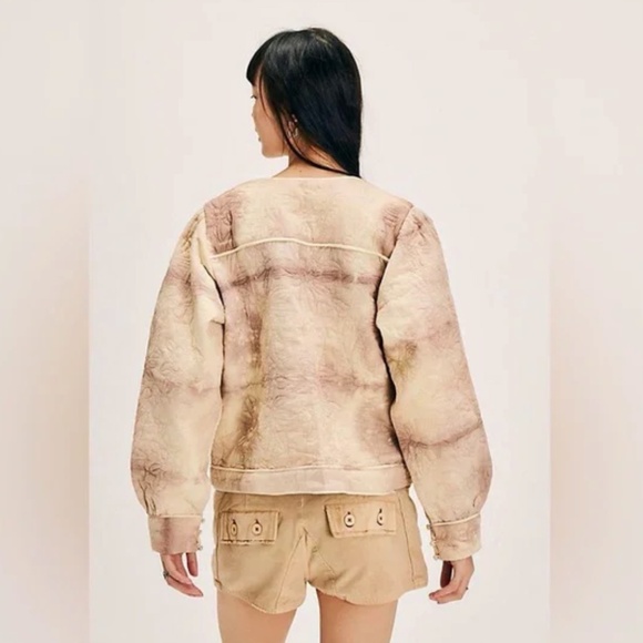 Free People x Llani Tie Dye Bomber Jacket *NWT* - Picture 2 of 6